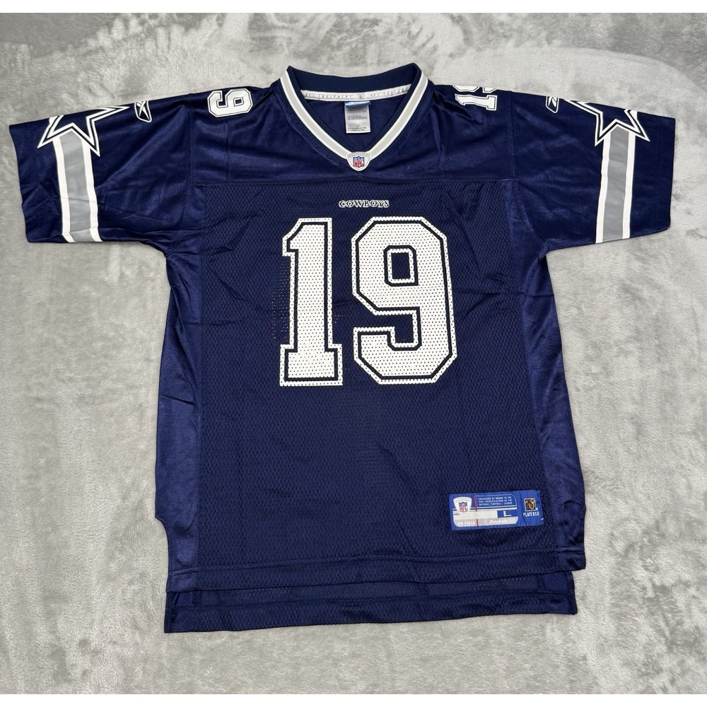Vintage Keyshawn Johnson Dallas Cowboys #19 Jersey Youth Large Reebok NFL Shirt